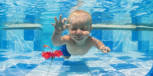 Swim lesson with Coach Jared