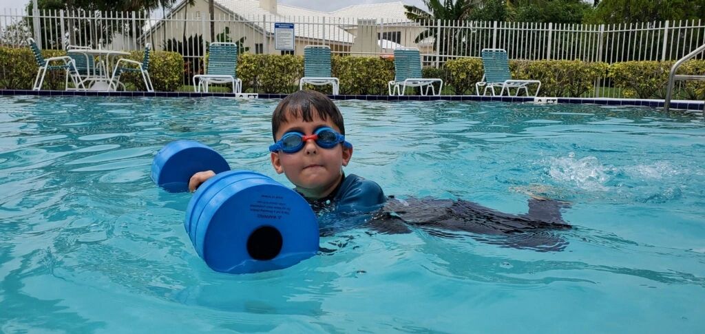Private swim instruction