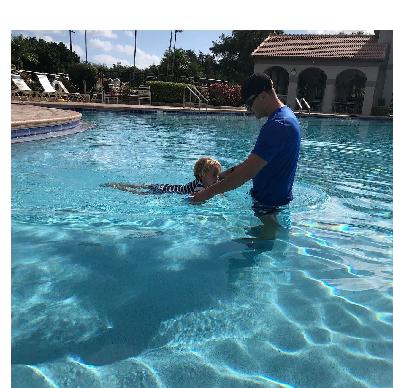 Swim lesson in Plantation FL