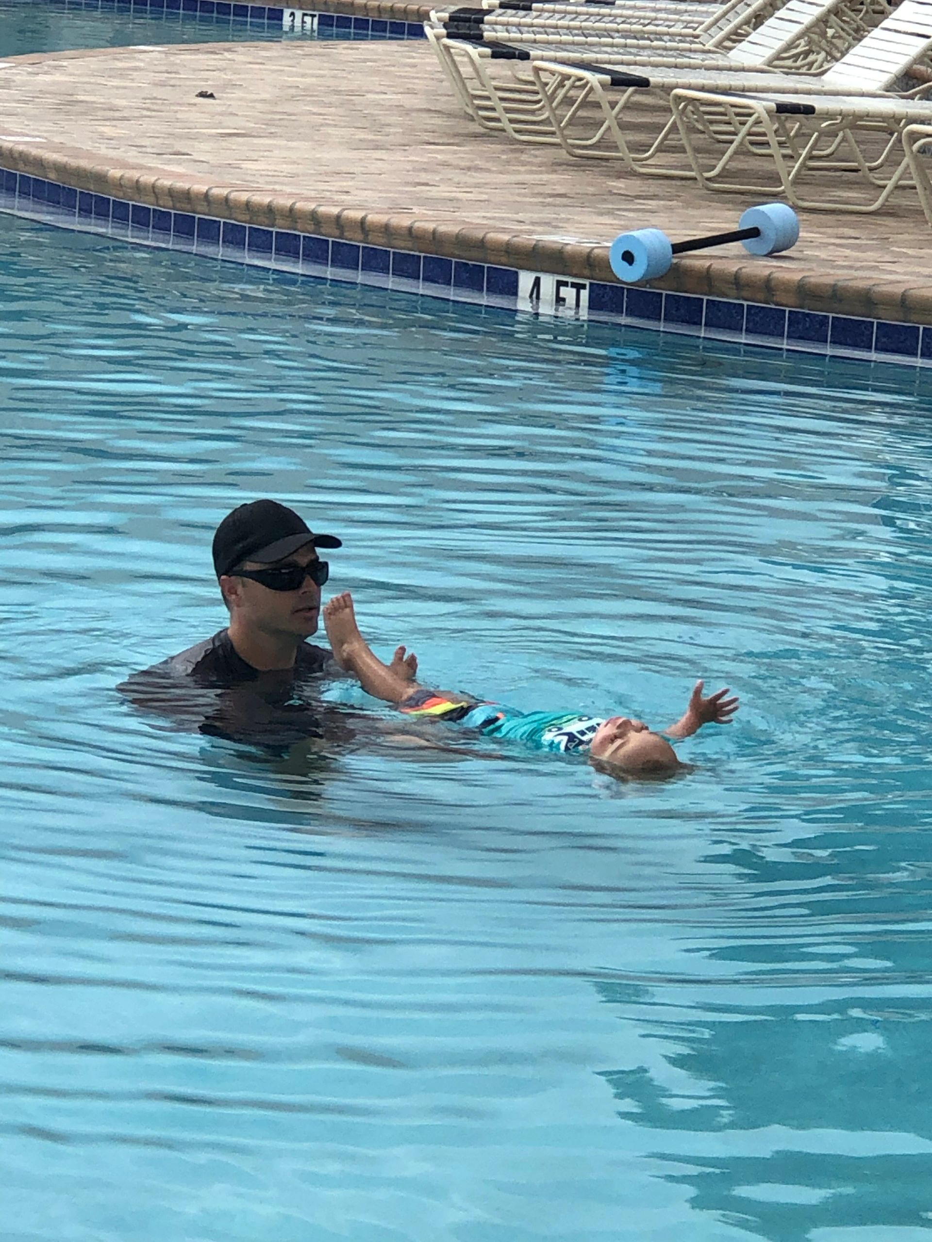 Swim lesson with Coach Jared Baker
